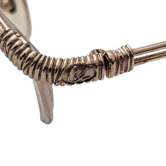 Christian Lacroix 7386 40 Silver‎ Metal Tortoise 57/14-125 Austria Frames Only - Picture 4 of 8